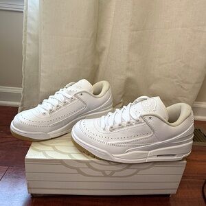 Women’s Jordan 2/3 White and Gum Sneakers